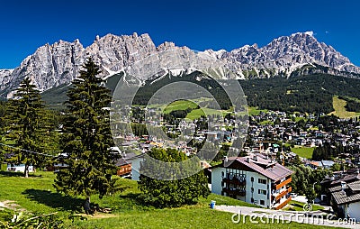 Cortina dAmpezzo, Italy Stock Photo