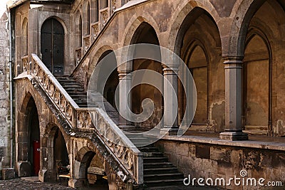 Corvin Castle, Hunedoara Stock Photo