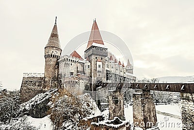 Corvin castle, Hunedoara Stock Photo