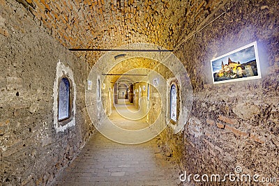 Corvin`s Hunyadi Castle in Hunedoara, Romania Editorial Stock Photo