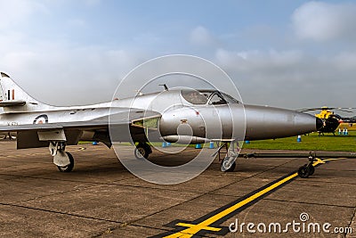 Hawker Siddley Hunter T7 Editorial Stock Photo