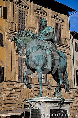 Cosimo de 'Medici, Florence Stock Photo
