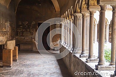 Basilica of the Four Holy Crowned Ones in Rome, Italy Editorial Stock Photo