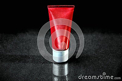 Cosmetic container Stock Photo