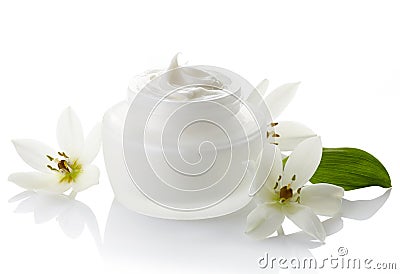 Cosmetic cream Stock Photo