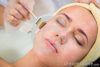 Cosmetic procedure Stock Photo