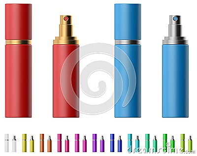 Cosmetic spray bottle Vector Illustration