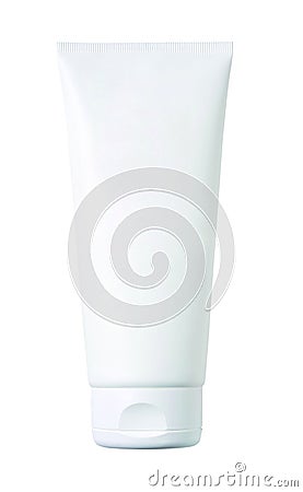 Cosmetic tube Stock Photo