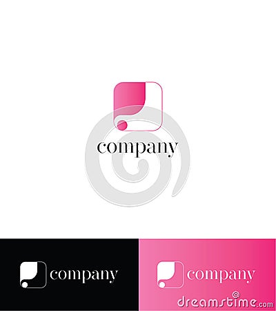 Cosmetics Company Logo Design, Cosmetic beauty logo design, Modern logo or minimal icon. Logotype for cosmetics company. Vector de Cartoon Illustration