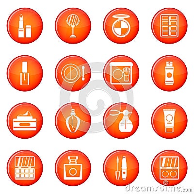 Cosmetics icons vector set Vector Illustration