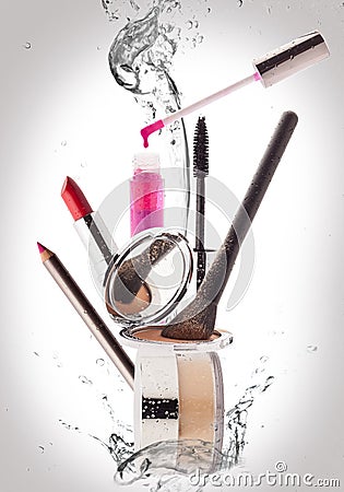 Cosmetics. Make-up, Beauty and Freshness Concept. Stock Photo