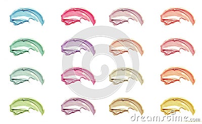 Cosmetics mask clay on a white background. Stock Photo
