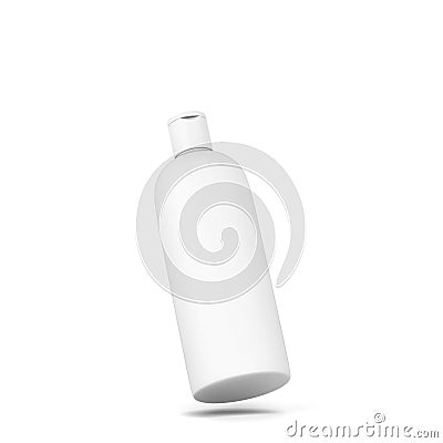 Cosmetics packaging - shampoo or gel bottle Cartoon Illustration