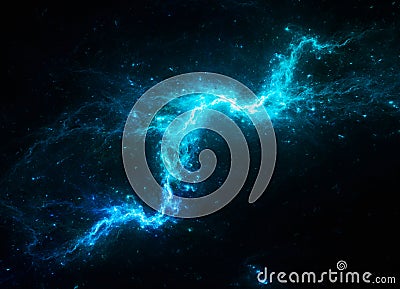 Cosmic abstract background Stock Photo