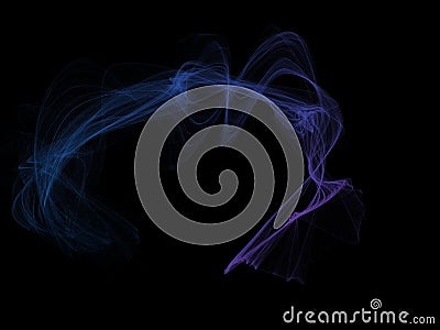 Cosmic abstract background. Colorful smoke, ink water, pattern universe. Abstract color divine blue Stock Photo