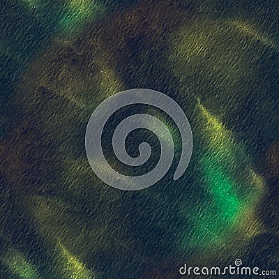 Cosmic Dyed Art. Seamless Fabric. Colorful Dyed Illustration. Dark Space Vibes. Universe Colors. Trendy Fashion Effect. Organic Stock Photo