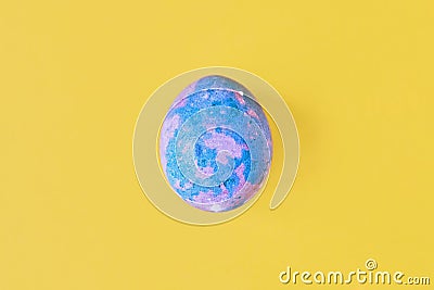 Cosmic galactic Easter egg Stock Photo