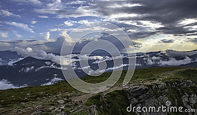 Cosmic landscapes Stock Photo