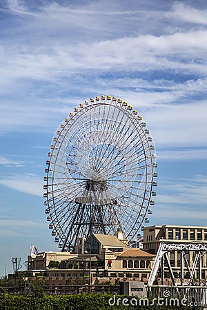 Cosmo Clock 21 Ferris wheel in Yokohama, Japan Editorial Stock Photo