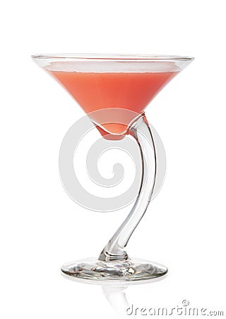 Cosmopolitan cherry martini cocktail Stock Photo