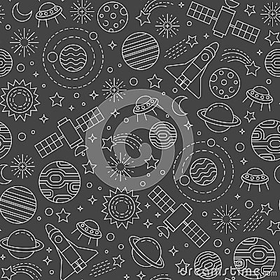 Cosmos pattern Vector Illustration