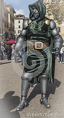 Cosplay by Dr. Doom at Lucca Comics and Games 2018 Editorial Stock Photo