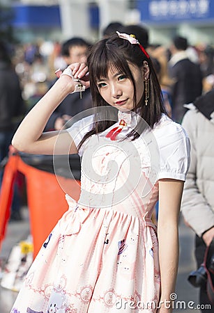 COSPLAYER in The Comiday16 Anime Festiva Editorial Stock Photo