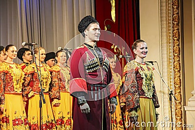 Cossack singers Editorial Stock Photo