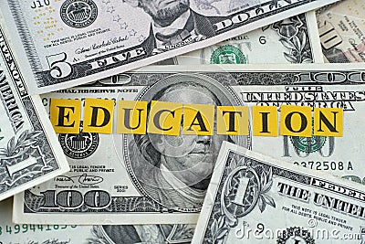 Cost of Education Stock Photo