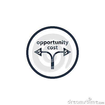 Cost Opportunity icon Vector Illustration