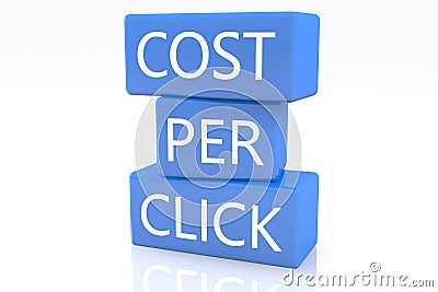 Cost per Click Stock Photo