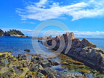 Costa Brava landscape Stock Photo