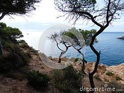 Costa Brava, Spain, Mediterranean coast Stock Photo