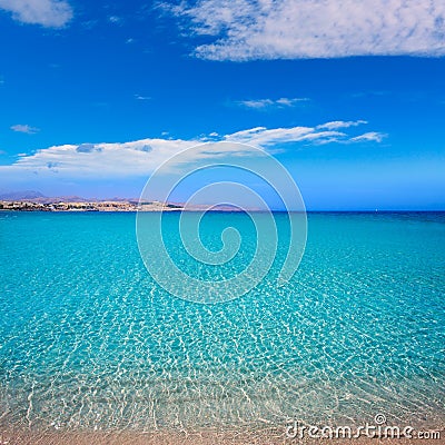 Costa Calma beach of Jandia Fuerteventura Stock Photo