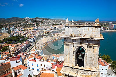 Costa del Azahar, Peniscola, Spain Editorial Stock Photo