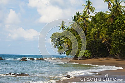 Costa Rica Drakes Bay Stock Photo