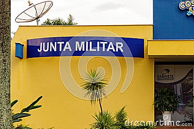 Military junta building Editorial Stock Photo