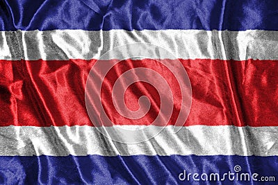 Costarica flag.flag on background Stock Photo