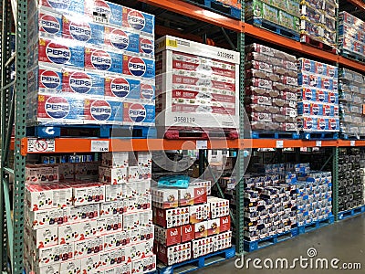 Costco Wholesale Shopping Club Editorial Stock Photo