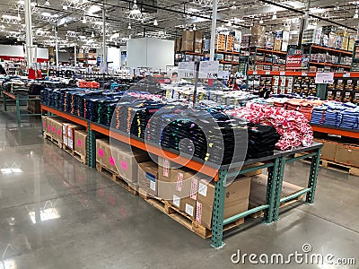 Costco Wholesale Shopping Club Editorial Stock Photo