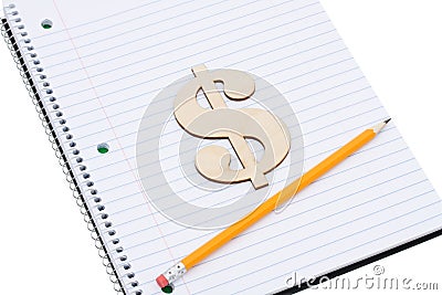 Costs of an education Stock Photo