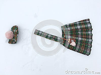 Costume in Scottish style Stock Photo