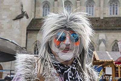 Costumed Hippie Editorial Stock Photo