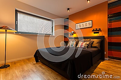 Cosy and elegant bedroom Stock Photo