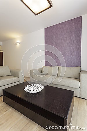 Cosy flat - living room Stock Photo