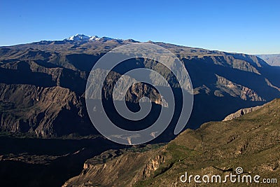 Cotahuasi Canyon Peru panoramic view Stock Photo