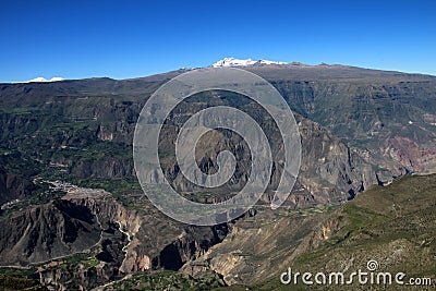 Cotahuasi Canyon Peru panoramic view Stock Photo