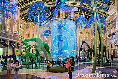 MGM Macau Aquarium Editorial Stock Photo
