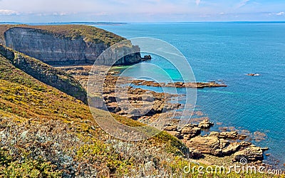 Cote de Granit Rose, France Stock Photo