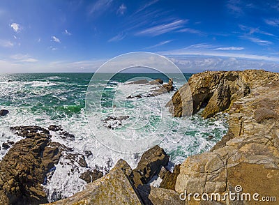 Cote sauvage Bretagne France Stock Photo